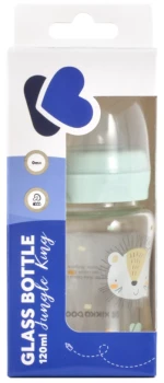 Μπιμπερό Γυάλινο 120ml Jungle King Kikka boo Mint 31302020120