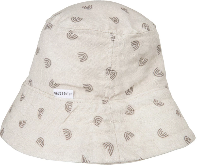 Baby Dutch Καπέλο Ήλιου Bucket Sand Rainbow  UPF 50+