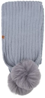 Baby Dutch Κασκόλ με Pom Pom Gray  (16 x 12 x 5 cm)