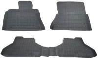 Πατάκια Σκαφάκια 3D Από Λάστιχο Για Bmw X5 E70 07-13, F15 13-18 / X6 E71 07-13, F16 15-19 "Star Diamond" 3 Τεμάχια Γκρι (CAR0013242)