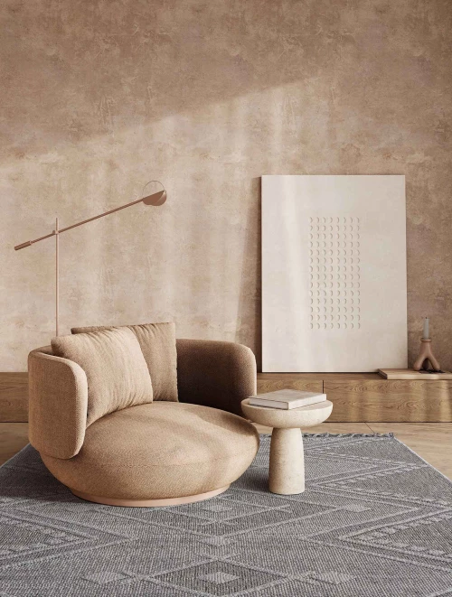 ΧΑΛΙ ANGLE Γκρι 200 x 240 εκ. MADI