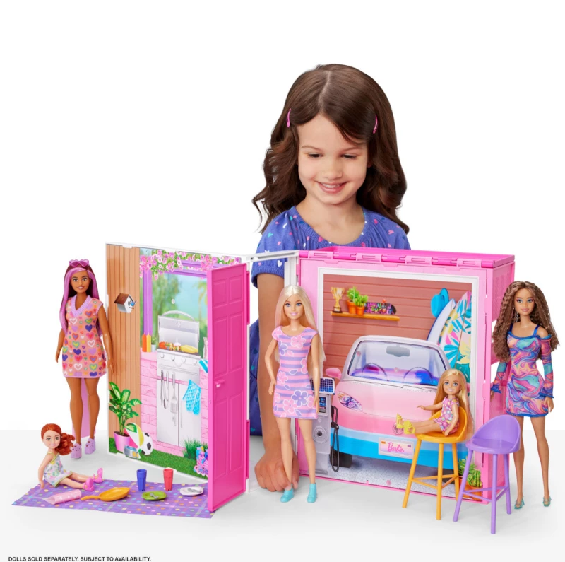 BARBIE ΝΕΟ ΣΠΙΤΑΚΙ - ΒΑΛΙΤΣΑΚΙ (HRJ76)- HRJ76