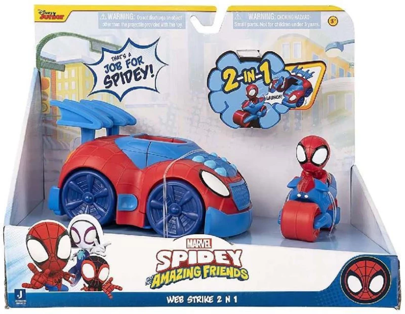 SPIDEΥ AMAZING FRIENDS ΟΧΗΜΑ 15 ΕΚ ΜΕ ΦΙΓΟΥΡΑ- JWS00019