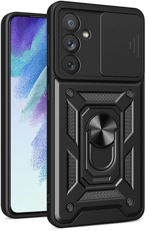 Hybrid Armor Camshield case θήκη για Samsung Galaxy A14 armored case with camera cover black*