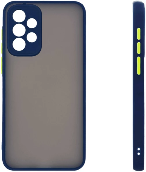 Θήκη Σιλικόνης Color Button Bumper Sonique Samsung Galaxy A33 5G Μπλέ - Sonique - Μπλέ - Galaxy A33 5G