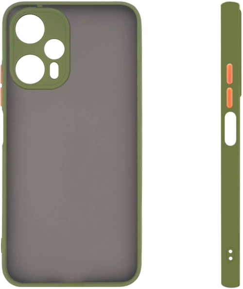 Θήκη Σιλικόνης Color Button Bumper Sonique Xiaomi Poco F5 5G Πράσινο Ανοιχτό - Sonique - Πράσινο Ανοιχτό - Poco F5 5G - Θήκες Πλάτης