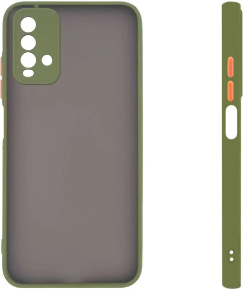 Θήκη Σιλικόνης Color Button Bumper Sonique Xiaomi Redmi 9T Πράσινο Ανοιχτό - Sonique - Πράσινο Ανοιχτό - Redmi 9T - Θήκες Πλάτης