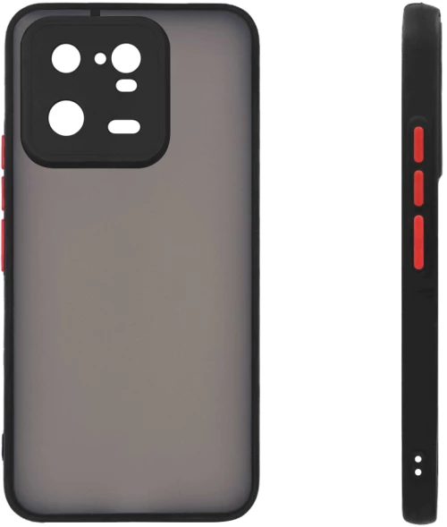 Θήκη Σιλικόνης Color Button Bumper Sonique Xiaomi Xiaomi 13 Pro 5G Μαύρο - Sonique - Μαύρο - Xiaomi 13 Pro 5G - Θήκες Πλάτης