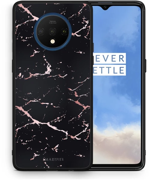 Marble Black Rosegold - OnePlus 7T case