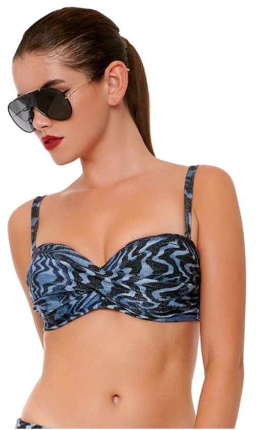 Bluepoint Γυναικείο Μαγιώ Σουτιέν Cup D Regular Fit 24066037D-04