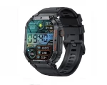 TKY-K57Pro BT Rugged smart watch Black (Ελληνικό Μενού)