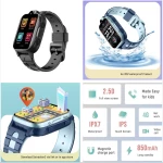 Παιδικό Smartwatch Με GPS Και 4G Βιντεοκλήσεις  Μαύρο K15H