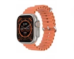 DT NO1 DT8 Ultra+ GPS 2,1 Ιντσών HD Smart Watch(Ocean Strap)-Orange