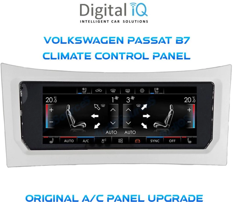 DIGITAL IQ CCP 749_CP (6.9") (PQ) VW PASSAT (B7/CC) mod. 2005-2015 CLIMATE CONTROL PANEL