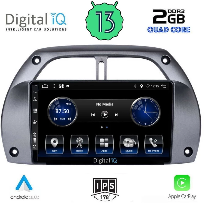 DIGITAL IQ BXH 3730_CPA CLIMA (9inc) MULTIMEDIA TABLET OEM TOYOTA RAV 4 mod. 2000-2006