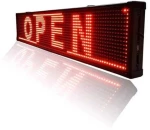 Πινακίδα LED – 103x23cm - RED - 951307