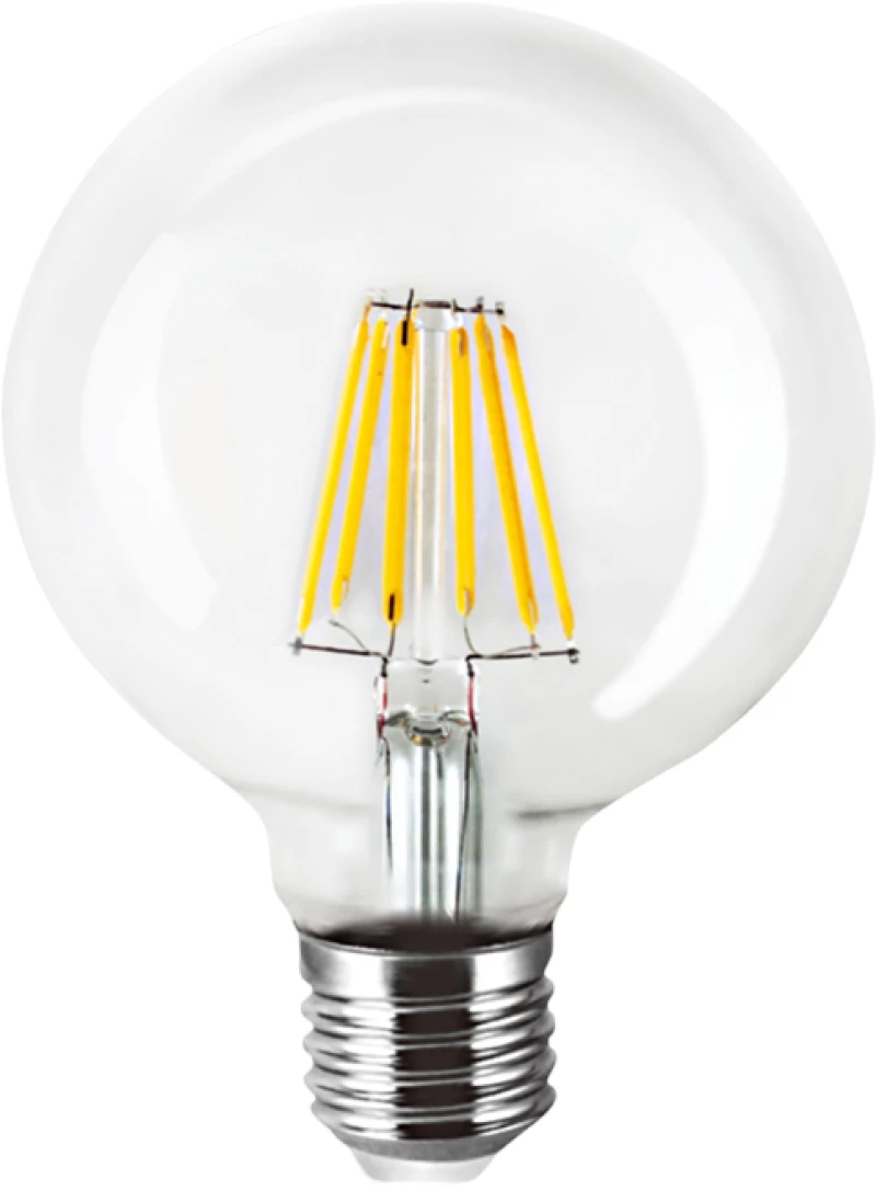 Λάμπα LED Filament φούσκα - G125 - Ε27 - 6W - 431749