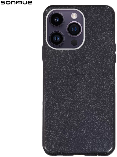 Θήκη Σιλικόνης Sonique Shiny Apple iPhone 14 Pro Max Μαύρο - Sonique - Μαύρο - iPhone 14 Pro Max - Θήκες Πλάτης