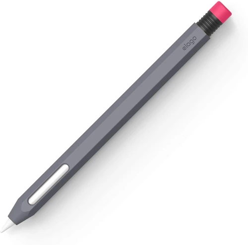 Elago Classic Θήκη Premium Σιλικόνης Apple Pencil 2nd Gen - Dark Grey (EAPEN2-SC-DGY)