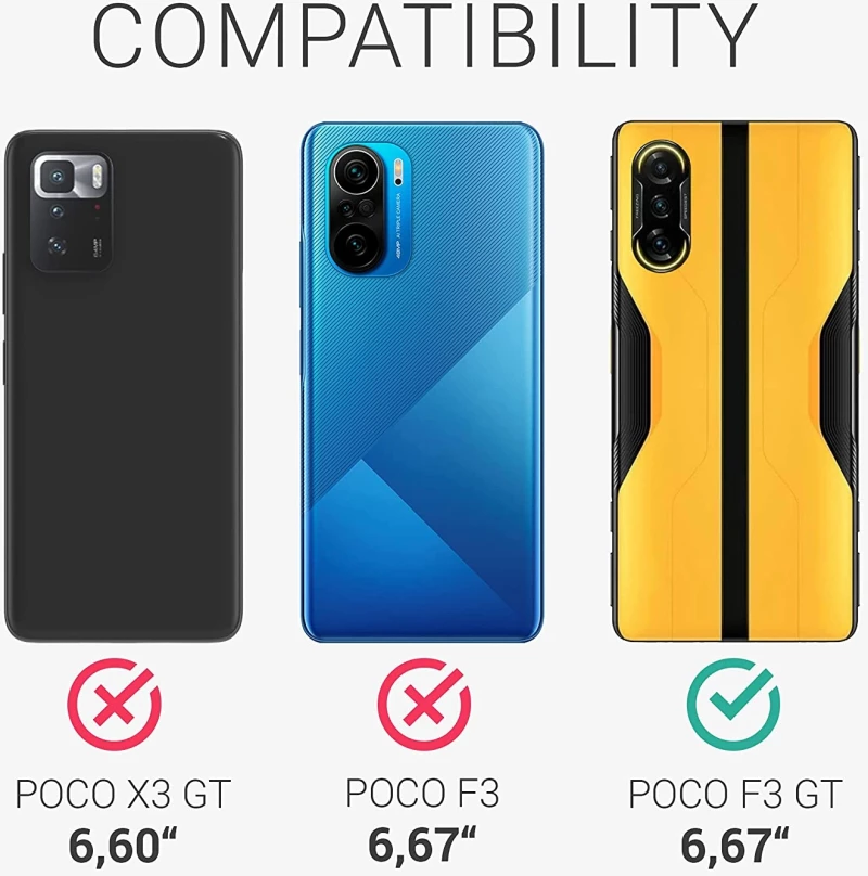 KWmobile Διάφανη Θήκη Σιλικόνης Xiaomi Poco F3 GT - Transparent (56025.03)