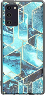 Ghostek Θήκη Stylish Scarlet Samsung Galaxy Note 20 - Blue Waves (SCACAS059)
