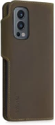 Kalibri Δερμάτινη Suede Θήκη Πορτοφόλι OnePlus Nord 2 5G - Brown (56782.05)