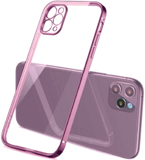 Bodycell HD Διάφανη Θήκη Σιλικόνης Apple iPhone 13 Pro - Violet (5206015067396)