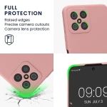 KWmobile Θήκη Σιλικόνης Honor X8 4G με Πλαίσιο Κάμερας - Winter Rose (58396.193)