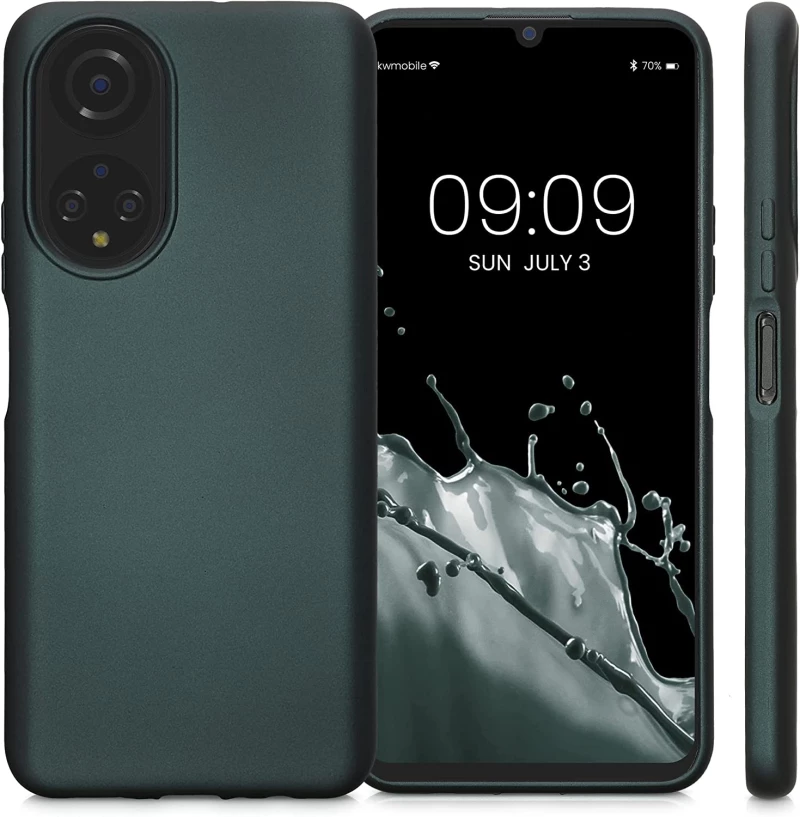 KWmobile Θήκη Σιλικόνης Honor X7 - Metallic Teal (59203.14)
