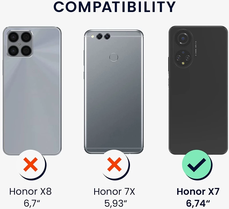 KWmobile Θήκη Σιλικόνης Honor X7 - Metallic Teal (59203.14)