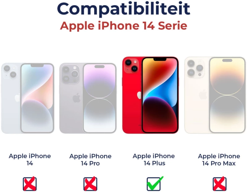 Rosso Tempered Glass - Αντιχαρακτικό Προστατευτικό Γυαλί Οθόνης Apple iPhone 14 Plus (8719246369742)