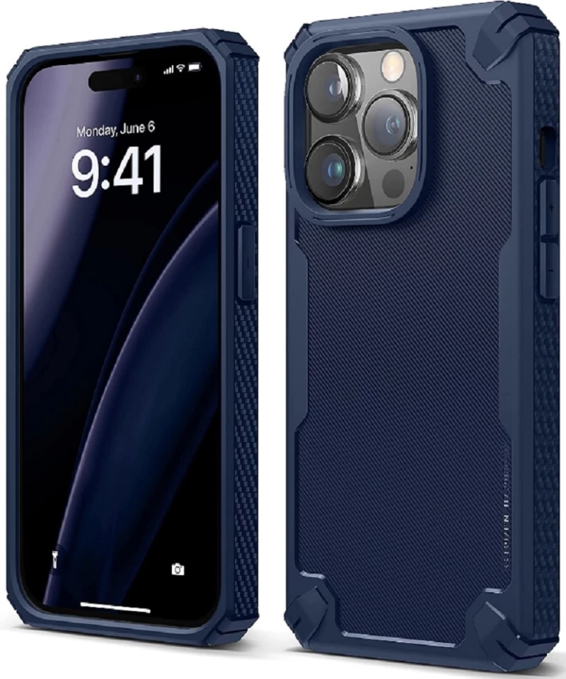 Elago Armor Case - Ανθεκτική Θήκη Σιλικόνης Apple iPhone 14 Pro - Jean Indigo (ES14AM61PRO-JIN)