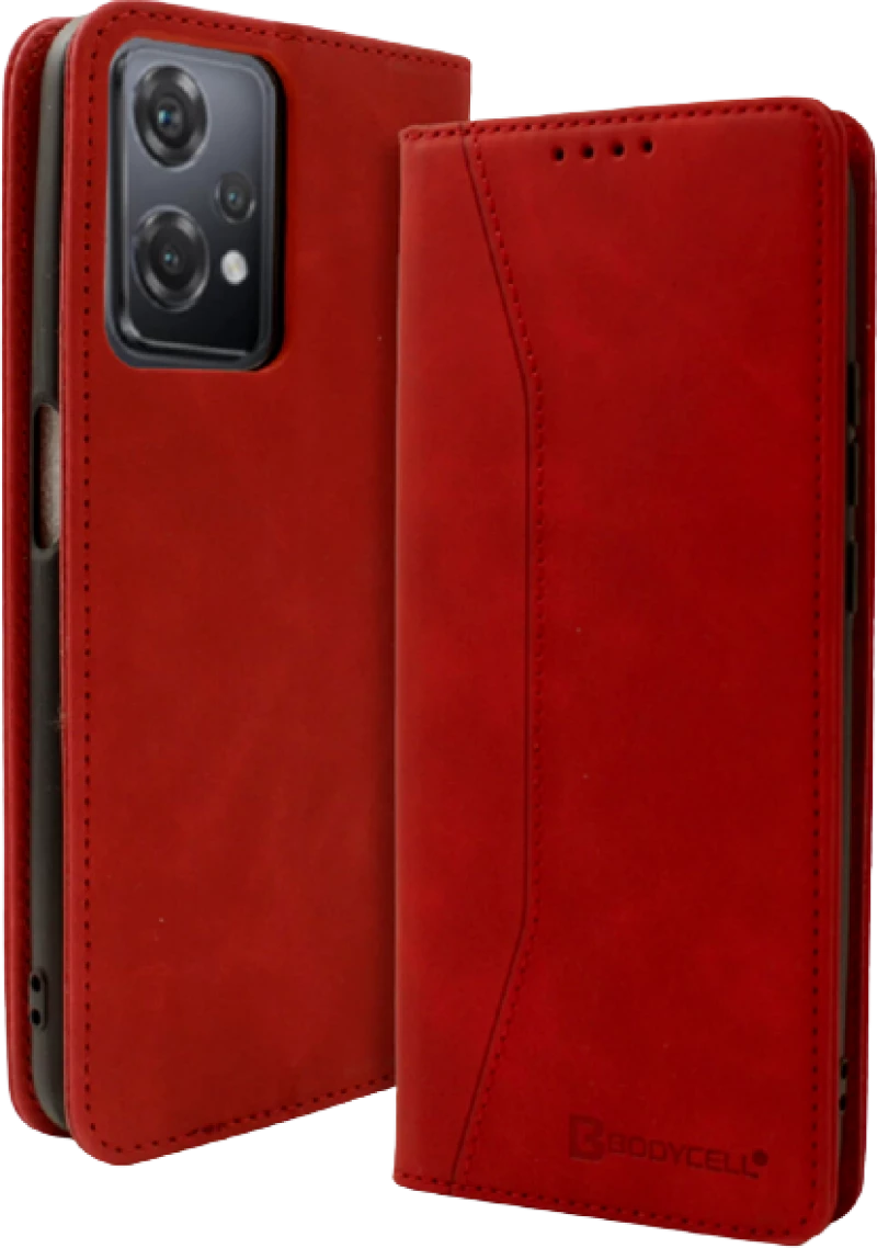 Bodycell Θήκη - Πορτοφόλι OnePlus Nord CE 2 Lite 5G - Red (5206015018770)