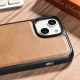 iCarer Oil Wax Leather Cover - Δερμάτινη Θήκη με TPU Bumper - Apple iPhone 14 Plus - Camel Tan (WMI14220719-TN)