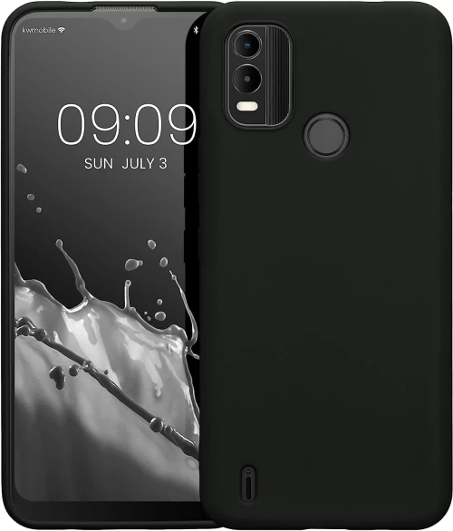 KWmobile Θήκη Σιλικόνης Nokia C21 Plus - Black (61460.01)