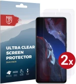 Rosso Ultra Clear Screen Protector - Μεμβράνη Προστασίας Οθόνης - Xiaomi Poco F5 Pro - 2 Τεμάχια (8719246401114)