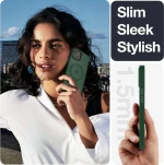 HappyCase Ημιδιάφανη Σκληρή Θήκη MagSafe - Apple iPhone 15 - Matte Midnight Green (8719246412332)