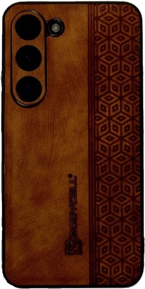 Bodycell Pattern Leather - Σκληρή Θήκη Samsung Galaxy S23 - Brown (5206015068829)