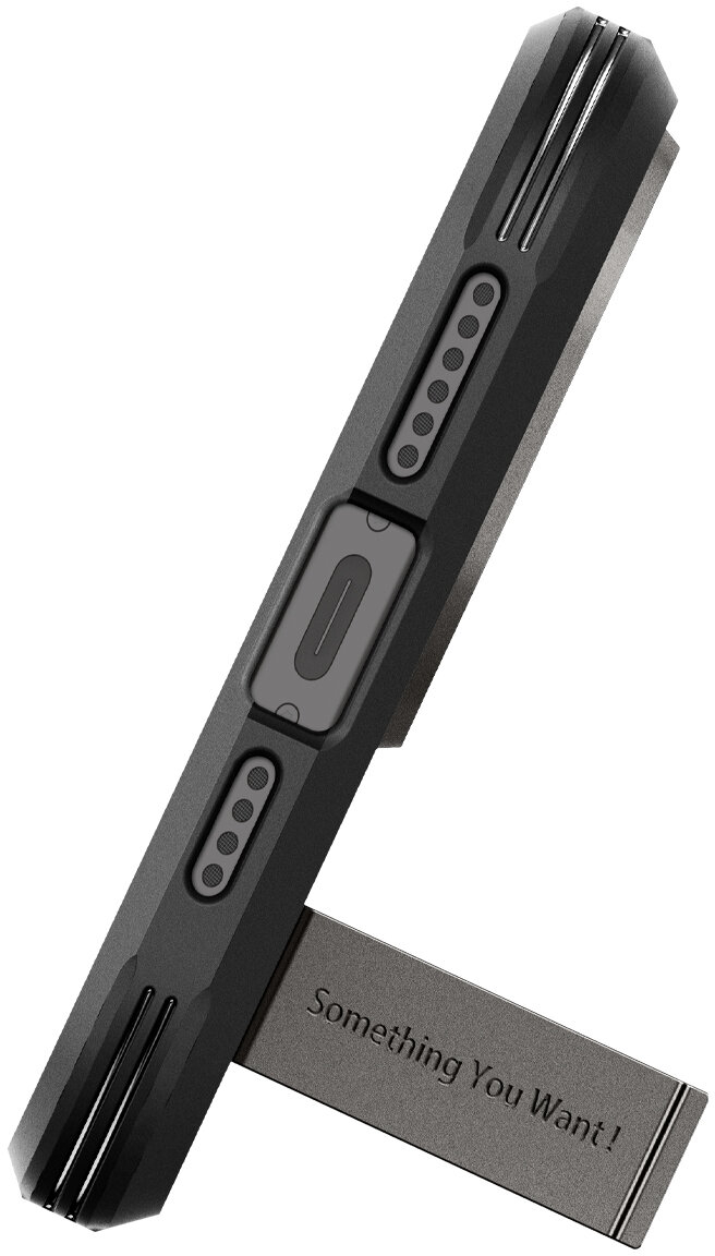 Spigen Tough Armor MagFit - Ανθεκτική Θήκη MagSafe Apple iPhone 15 Pro Max - Gunmetal (ACS06593)