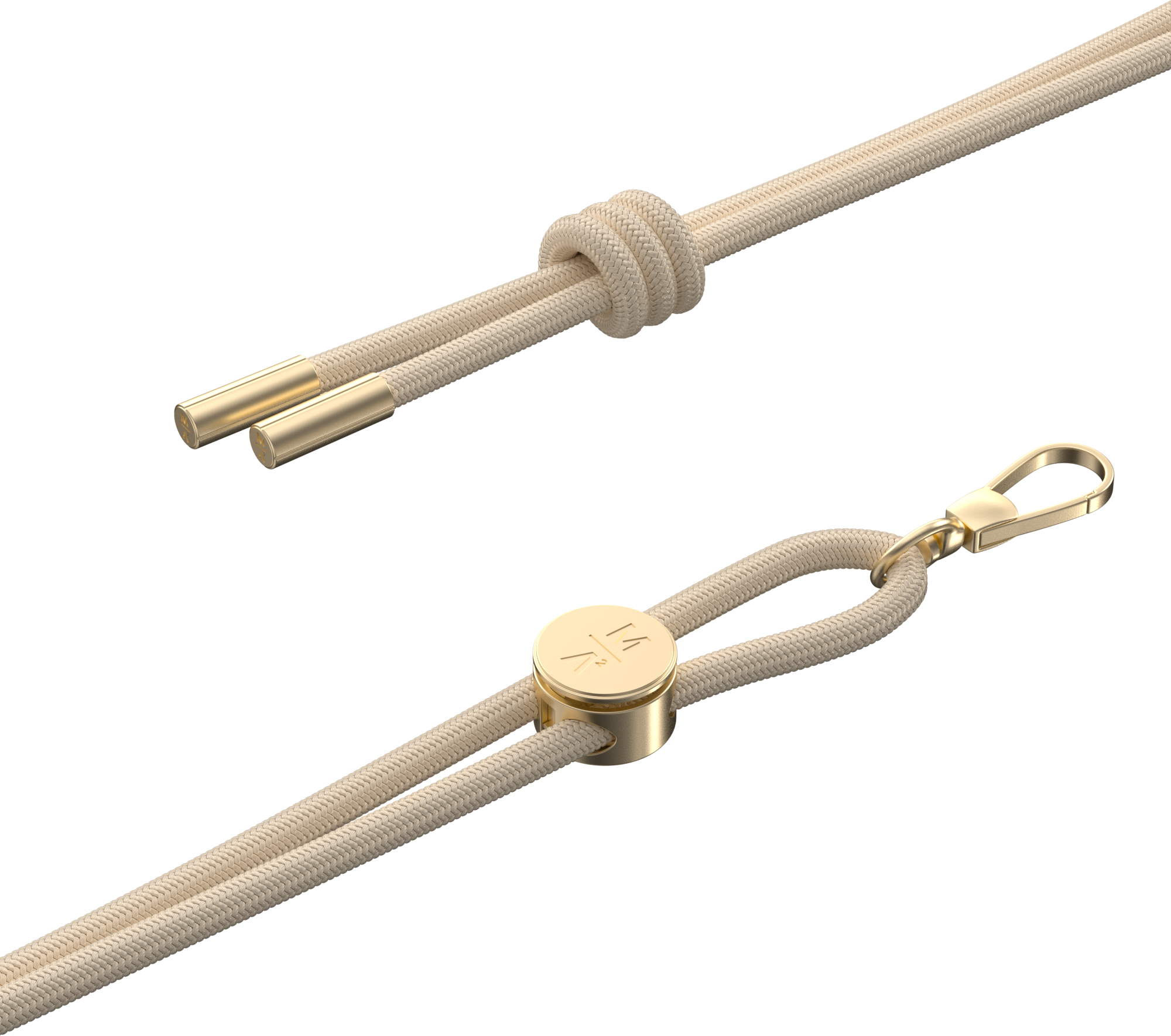 SwitchEasy MagEasy Wrist Strap & Strap Card 6.0mm - Αποσπώμενο Λουράκι Χειρός για Θήκες Κινητών iPhone - Beige (MPHIPH158BI23)