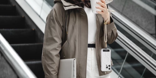 SwitchEasy MagEasy Wrist Strap & Strap Card 6.0mm - Αποσπώμενο Λουράκι Χειρός για Θήκες Κινητών iPhone - Beige (MPHIPH158BI23)