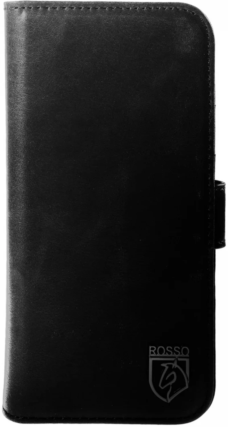 Rosso Elite - MagSafe Δερμάτινη Θήκη / Πορτοφόλι - Apple iPhone 14 Pro - Black (8719246420092)