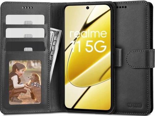 Tech-Protect Wallet - Θήκη Πορτοφόλι Realme 11 5G - Black (9319456607208)