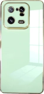 Bodycell Gold Plated - Θήκη Σιλικόνης Xiaomi 13 Pro - Mint Green (5206015069895)