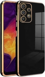 Bodycell Gold Plated - Θήκη Σιλικόνης Samsung Galaxy A53 5G - Black (5206015071287)