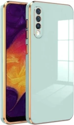Bodycell Gold Plated - Θήκη Σιλικόνης Samsung Galaxy A50 / A30s - Mint Green (5206015071249)