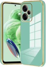Bodycell Gold Plated - Θήκη Σιλικόνης Xiaomi Redmi Note 12 5G / Poco X5 - Mint Green (5206015071713)