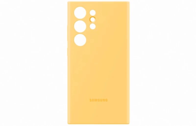 Θήκη Σιλικόνης - Samsung Galaxy S24 Ultra - Official Samsung Silicone Case - Yellow (EF-PS928TYEGWW)