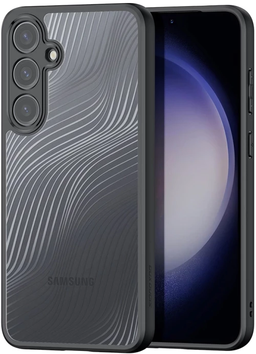 Premium Ημιδιάφανη Σκληρή Θήκη - Samsung Galaxy S24 - DuxDucis Aimo Series - Black (6934913022740)