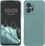 KWmobile Θήκη Σιλικόνης Xiaomi Redmi Note 12 4G με Πλαίσιο Κάμερας - Arctic Night (61181.207)